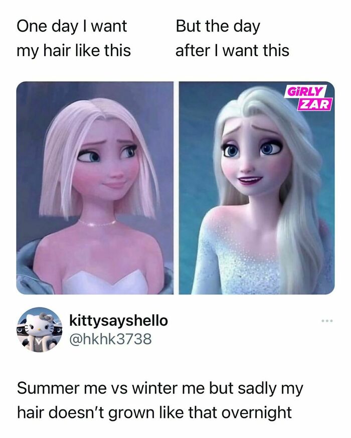 🫶 Follow 💕@girlyzar 💕 For More 🫶 - - #girlyzar #girly #relatable #girlpower #girllife #hair #hairstyle #longhair #shorthair