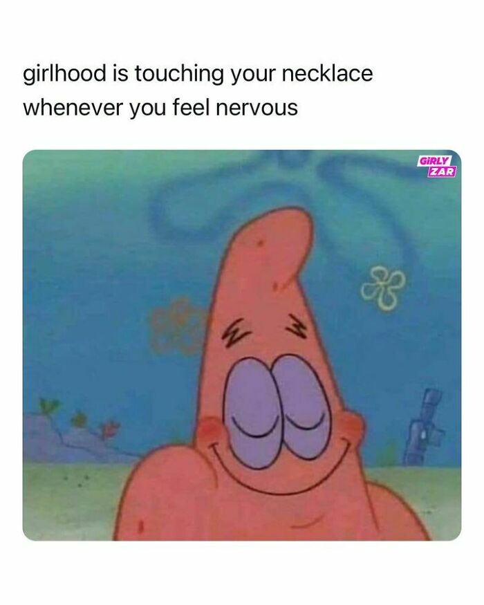 Instant Comfort!! If You Relate You Have To Follow Me @girlyzar For More Content 🥹😩 - - #girlyzar #girly #relatable #girlpower #girllife #necklace #earrings #comfort