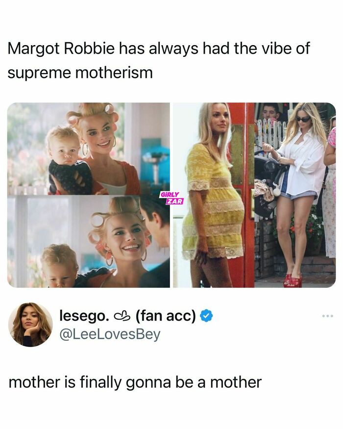 🫶 Follow 💕@girlyzar 💕 For More 🫶 - - #girlyzar #girly #relatable #girlpower #girllife #margotrobbie #barbie #baby #pregnancy