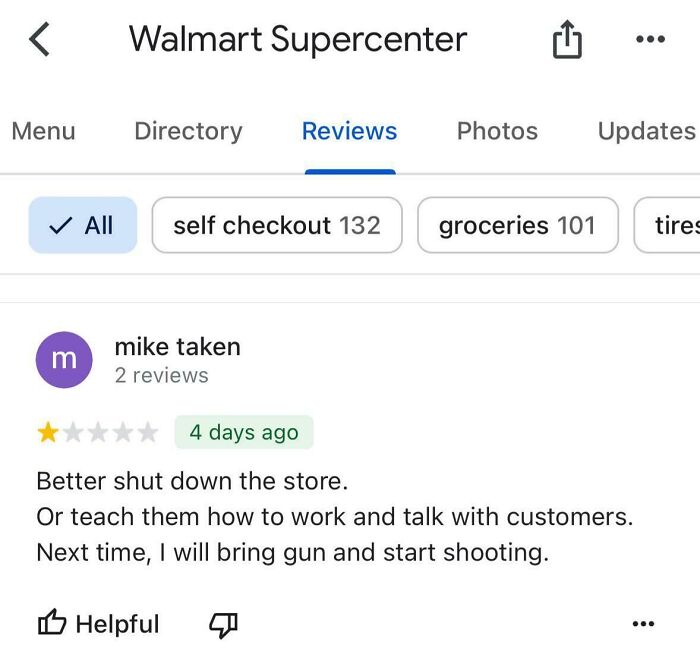 Someone Recently Threatened To Shoot Up A Store Near Me On Google