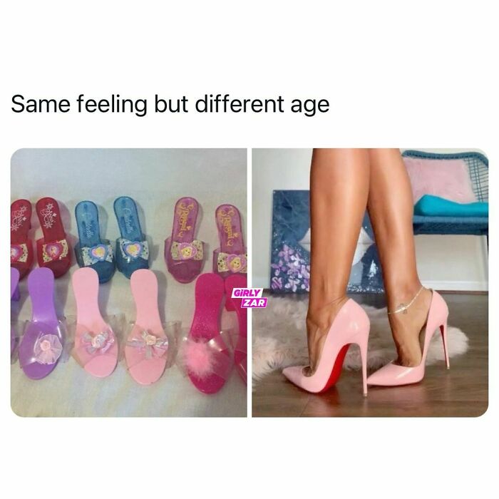 🫶 Follow 💕@girlyzar 💕 For More 🫶 - - #girlyzar #girly #relatable #girlpower #girllife #heels #childhood