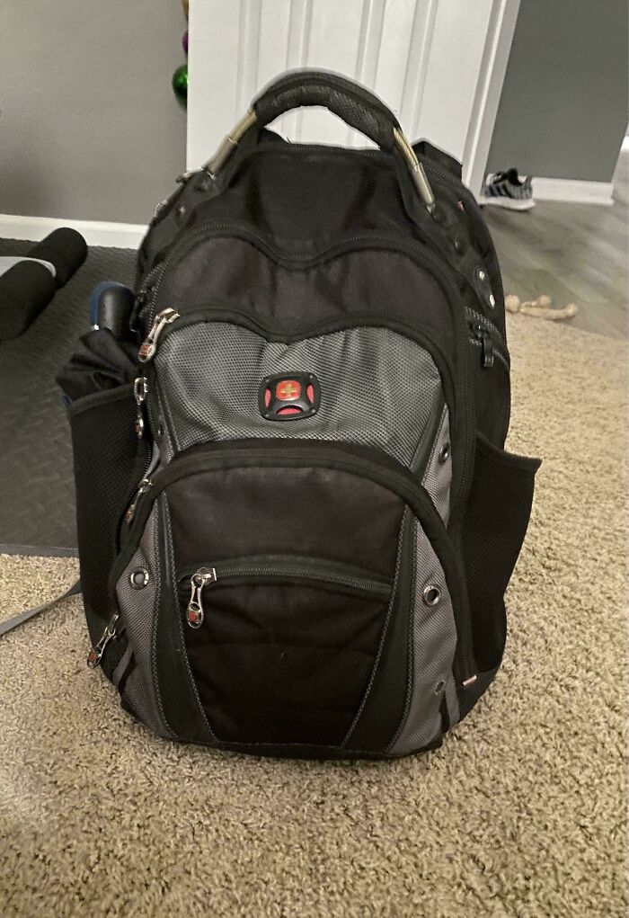 My Backpack Purchased In My First Year In Grad School In 2007. Next Week, I Start My 10th Year As A Professor. Still Going Strong!