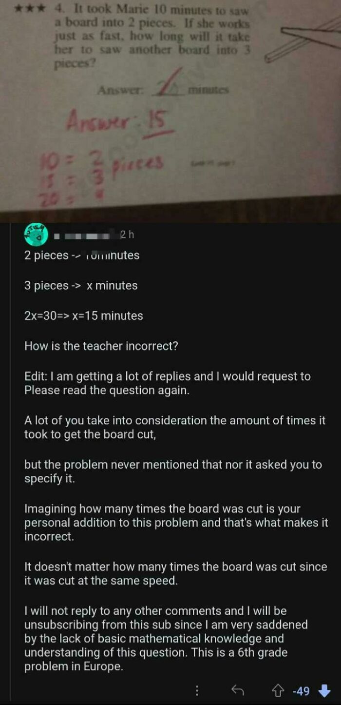 "6th Grade Problem In Europe"