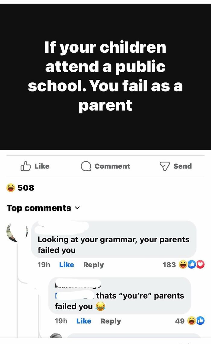 You Are Parents Failed You?