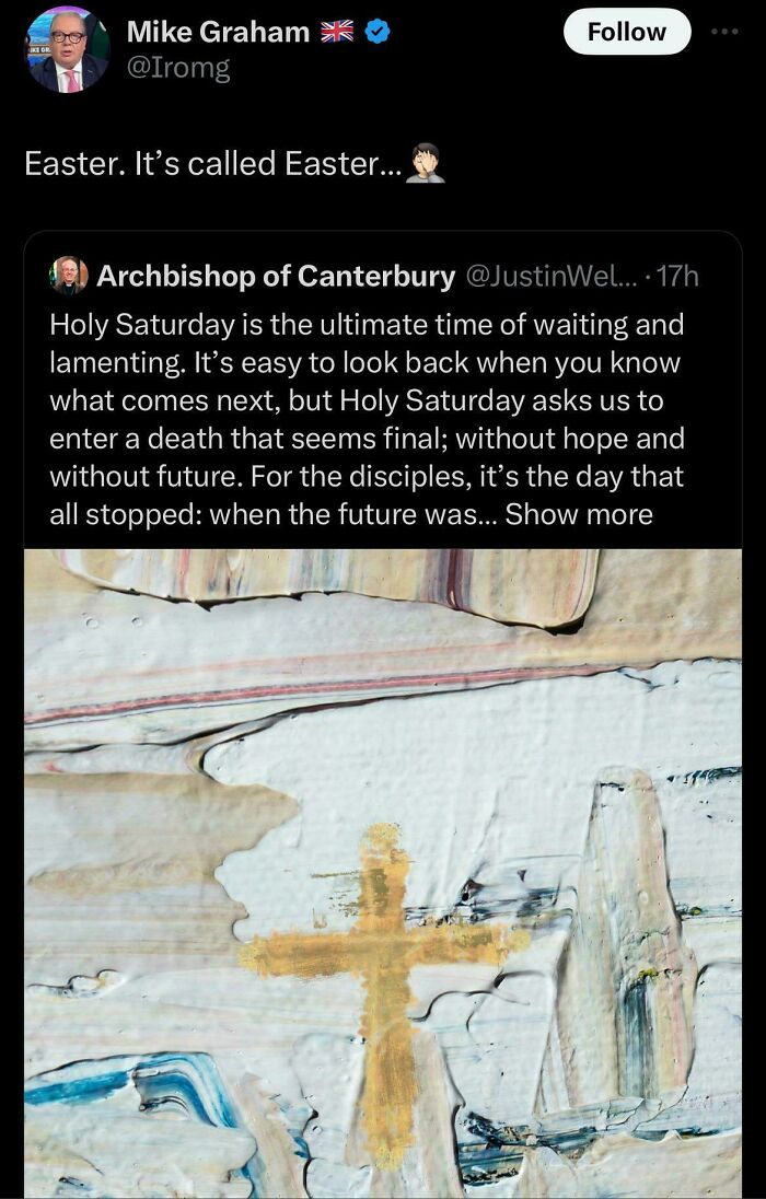 Mike Graham Tries To Correct The Archbishop On The Name Of A Religious Holiday…