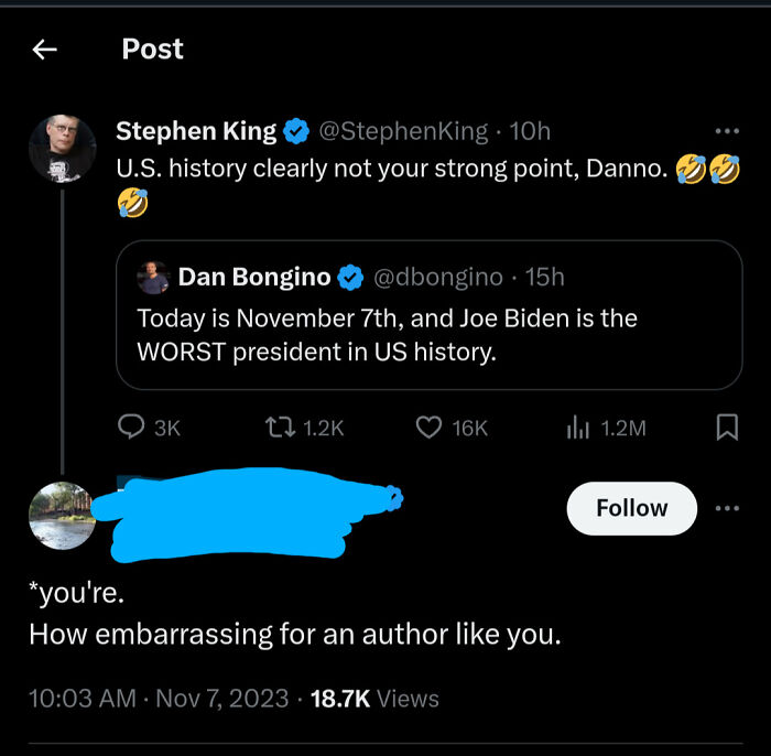 Trying To Incorrectly Correct A Famous Author