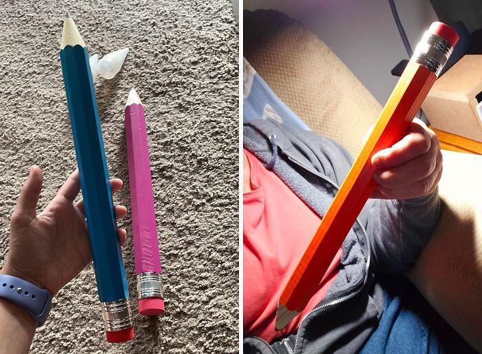 These Jumbo Pencils Are A Reminder That Even The Most Serious Tasks Can Be Tackled With A Bit Of Lighthearted Fun