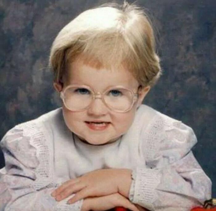 Las fotos de bebé de mi amiga que parece la señora Doubtfire