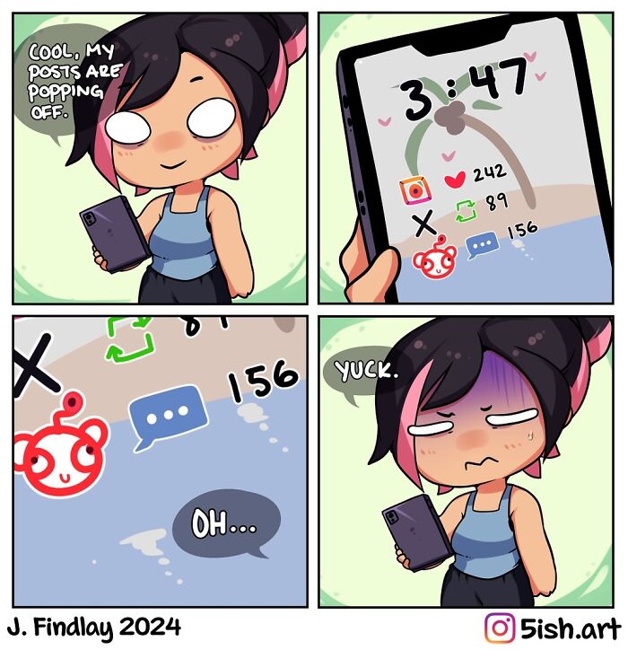 Dive Into The Charming World Of J. Findlay’s 5ish Art: A Comic Exploration Of Life's Quirks (Interview)