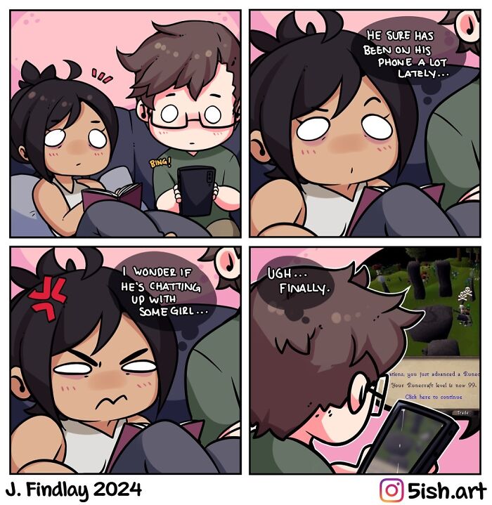 Dive Into The Charming World Of J. Findlay’s 5ish Art: A Comic Exploration Of Life's Quirks (Interview)