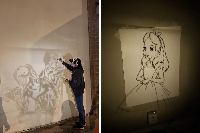 A Projector Is Way Easier Than Gridlines