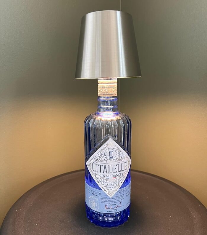 Upcycle Your Empty Bottles Into A Mood-Boosting Masterpiece With This Pridola Wireless Bottle Lamp