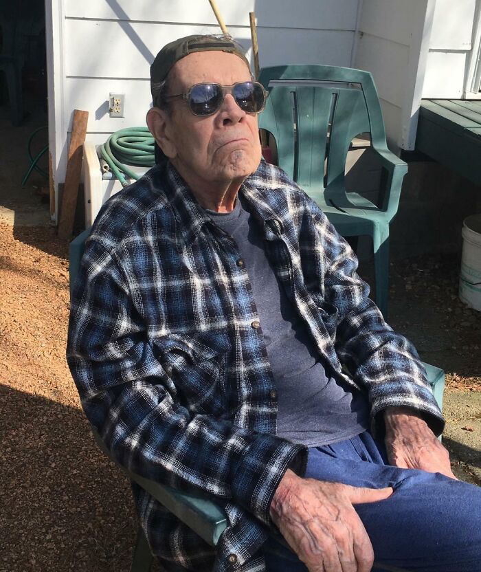 Grandpa Looking Mega Cool At 92