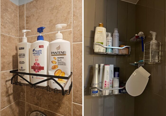 Finally, Enough Room For All Your Shower Essentials (And Maybe Even A Rubber Ducky Or Two). This Shower Caddy Is A Game-Changer