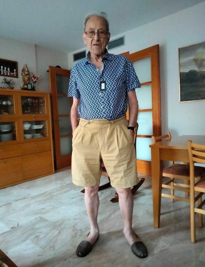 Rate The Drip Of My 86-Year-Old Teenager-Soul Grandfather