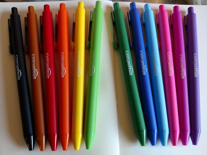 Color-Code Your Way To Straight A's (Or At Least A More Organized Study Sesh) With This 24 Pack Of Colored Ballpoint Pens