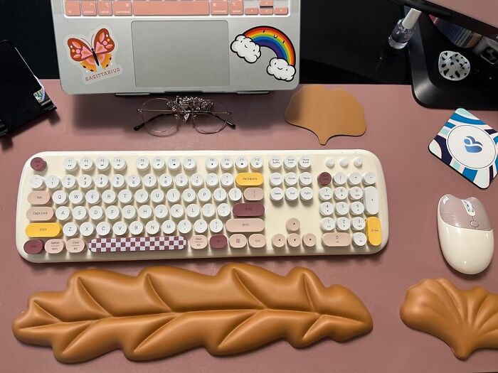 Late-Night Study Sessions Just Got A Whole Lot More Comfortable With This Wireless Keyboard And Mouse Combo