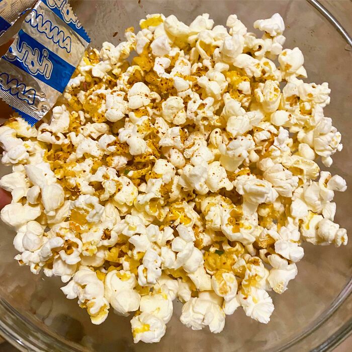 Hear Me Out: A Ramen Packet Makes An Awesome Popcorn Seasoning! Mix The Powder With Some Melted Butter Or Margarine And Then Toss With The Popcorn. Add Chili Powder For An Extra Kick