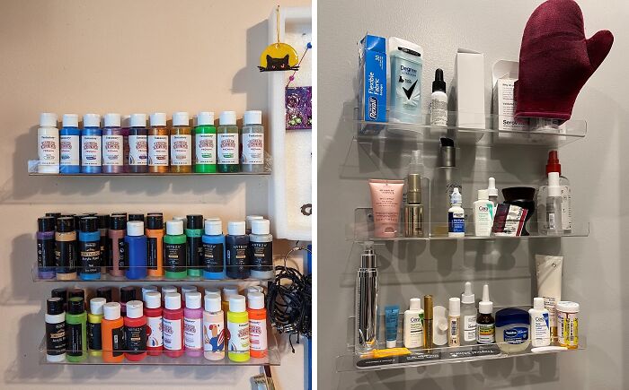 Transform Your Walls With Floating Acrylic Shelves - Storage That’s Both Sleek And Stylish
