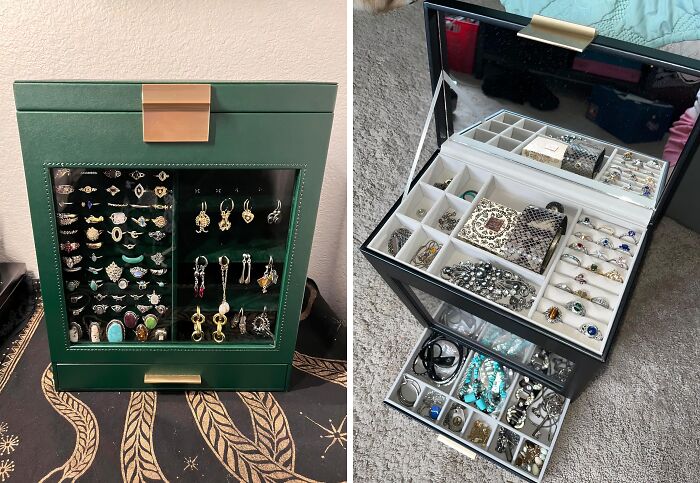 Treat Yo' Self To This Stylish Jewelry Organizer That’s Basically A Home For Your Shine