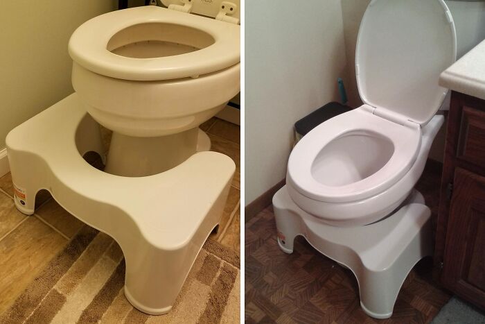 This Squatty Potty Stool Might Look Silly, But It's The Ergonomic Wonder Your Bathroom Needs