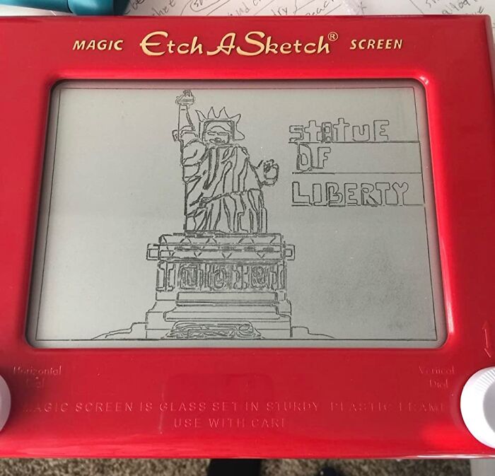  Etch A Sketch - A Spark Of Inspiration On A Light Switch Plate