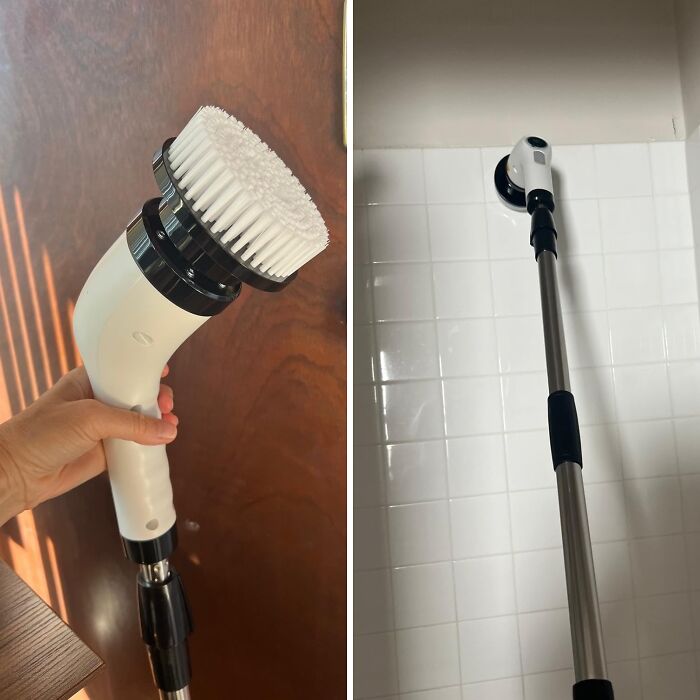 Your Bathroom And Kitchen Will Be Sparkling After A Visit From This Electric Spin Scrubber