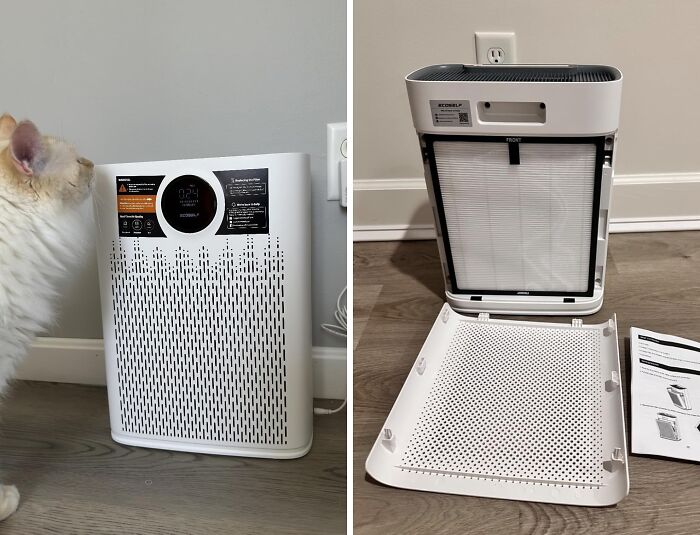 This Air Purifier With Smart Mode Is So Intelligent, It'll Practically Do The Work For You. All You Have To Do Is Breathe And Relax