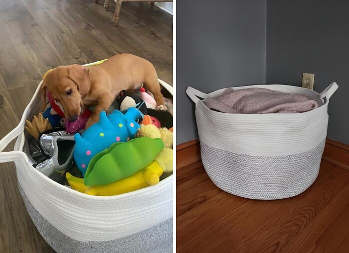 This Indressme Cotton Rope Basket Is The Organizational MVP Your Home Needs, And It’s On Sale For Labor Day! Score!