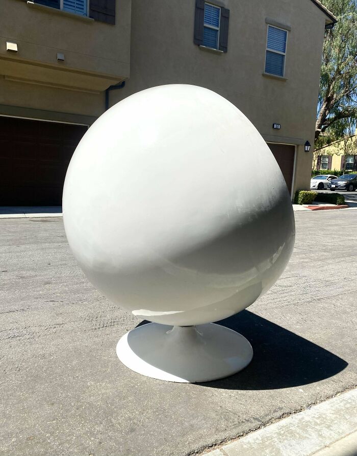 $45 Chair Is A Cheap Price For Me Sit Like A Villain Everyday. Thank You, Goodwill