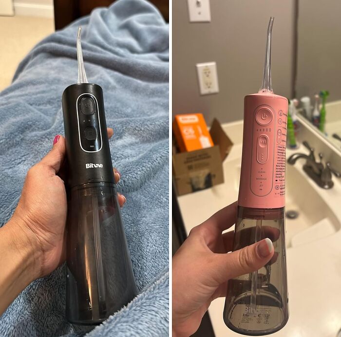 Give Your Dentist A Reason To Smile (And Maybe Give You A Discount) With This Water Flosser – It's The Flossing Upgrade Your Pearly Whites Deserve