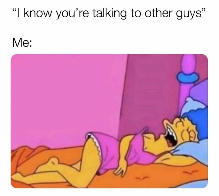 Cartoon character in purple nightwear lying on bed asleep, illustrating funny meme with hilarious meme keyword.