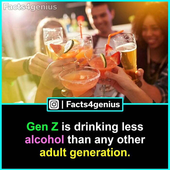 People clinking cocktail glasses, highlighting interesting facts about Gen Z and alcohol consumption trends.
