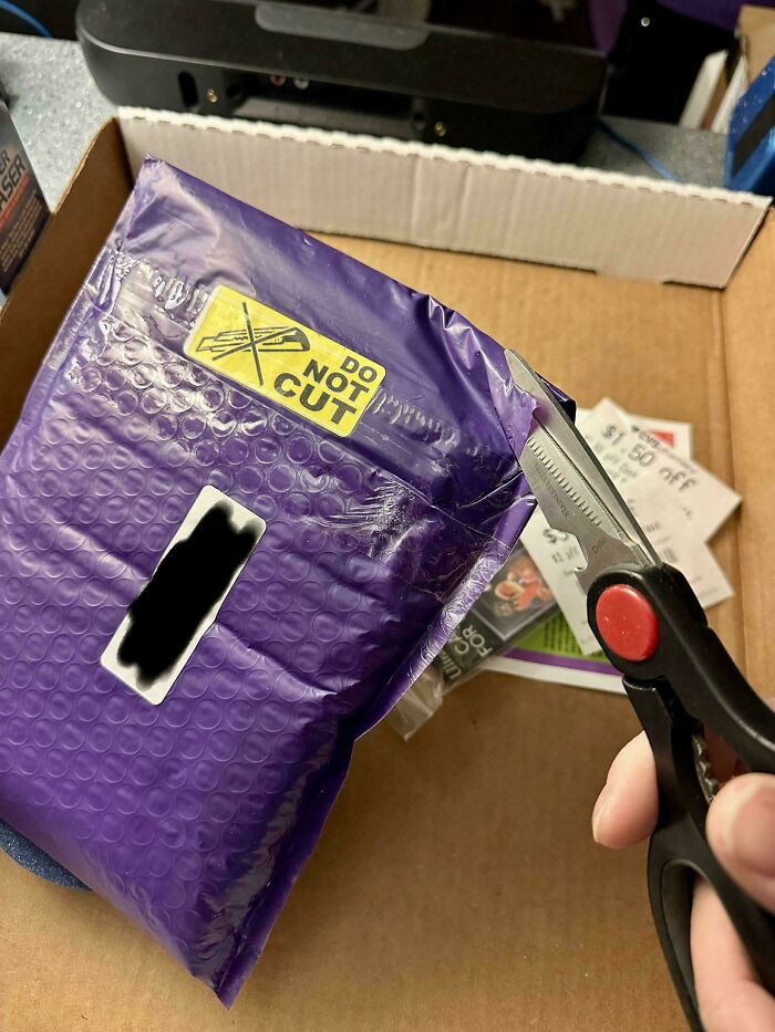 How Else Am I Supposed To Open It, Though? Brute Strength? They Made Me Do This