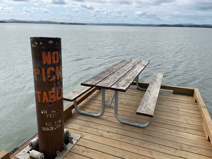 No Picnic Table