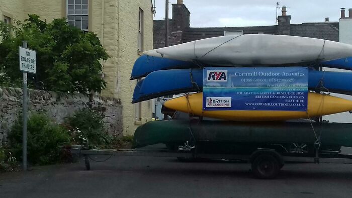 No Boats Or Trailers