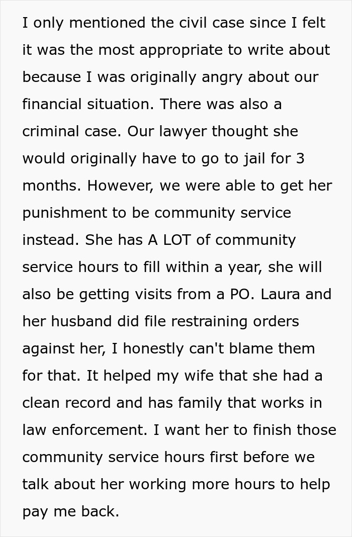 Woman&rsquo;s &ldquo;Stupid Lawsuit&rdquo; Empties Couple&rsquo;s Savings, Husband Can&rsquo;t Move Past It