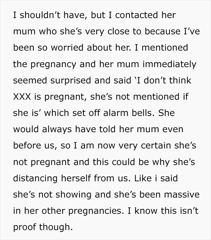 Best Friend’s Mysterious Pregnancy Causes Rift, No Baby Bump At 9 Months Leaves Friend Puzzled Best Friend’s Mysterious Pregnancy Causes Rift, No Baby Bump At 9 Months Leaves Friend Puzzled