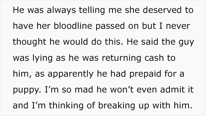 “AITA For Thinking Of Breaking Up With My BF Because Of What He Did To My Dog?” “AITA For Thinking Of Breaking Up With My BF Because Of What He Did To My Dog?”