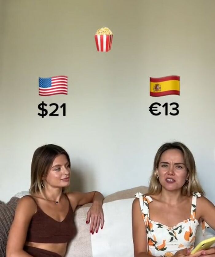 Two Women Compare The Living Costs Between The US And Spain, Are Surprised By The Differences Two Women Compare The Living Costs Between The US And Spain, Are Surprised By The Differences