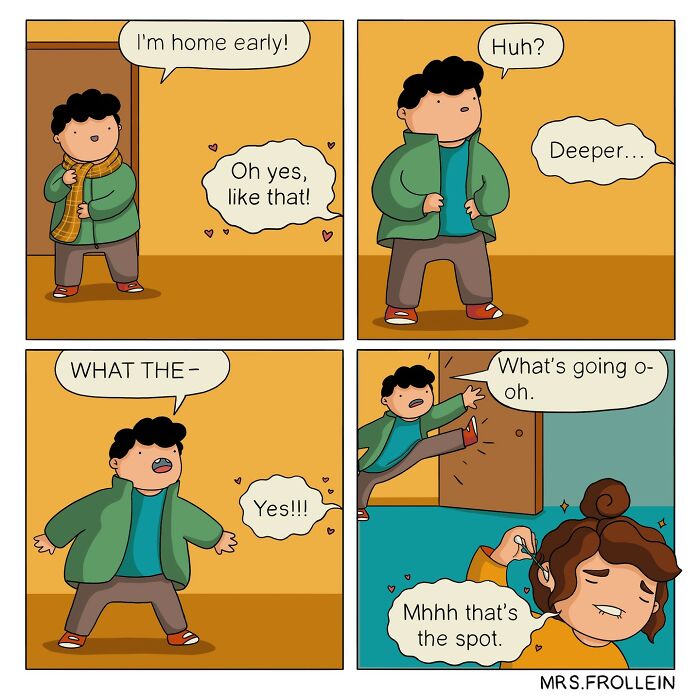 Wholesome And Relatable Comics About Everyday Life By Mrs. Frollein