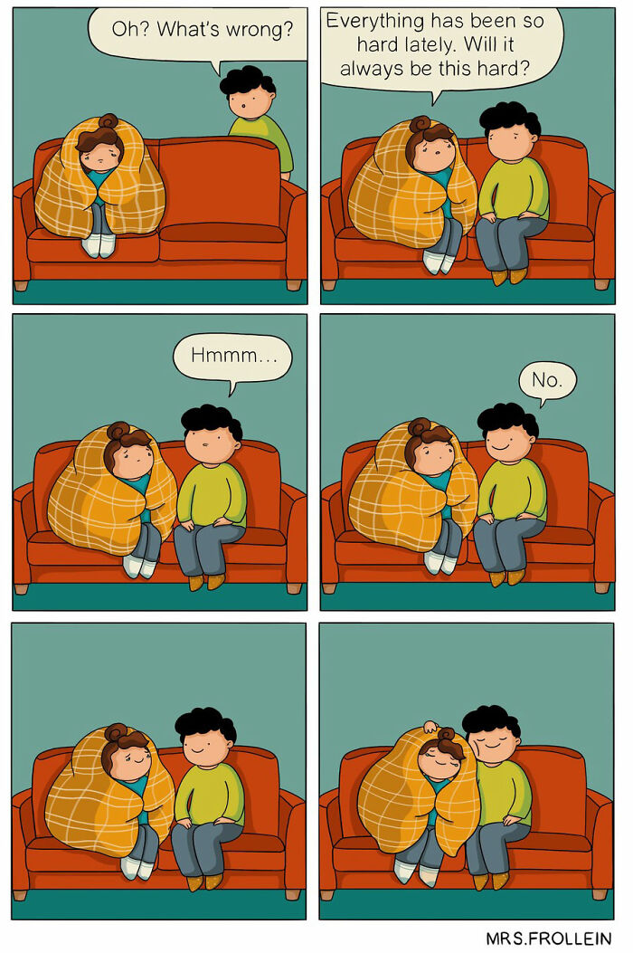 Wholesome And Relatable Comics About Everyday Life By Mrs. Frollein