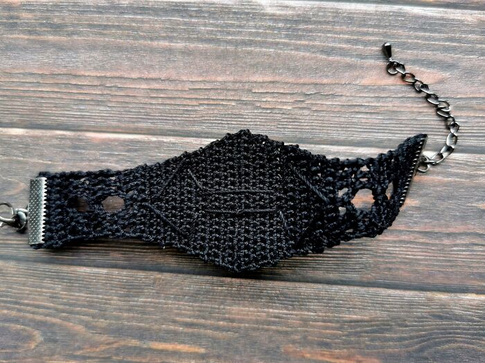 I Made A Tree Bracelet By Combining My Two Passions, Wire Wrapping And Crocheting