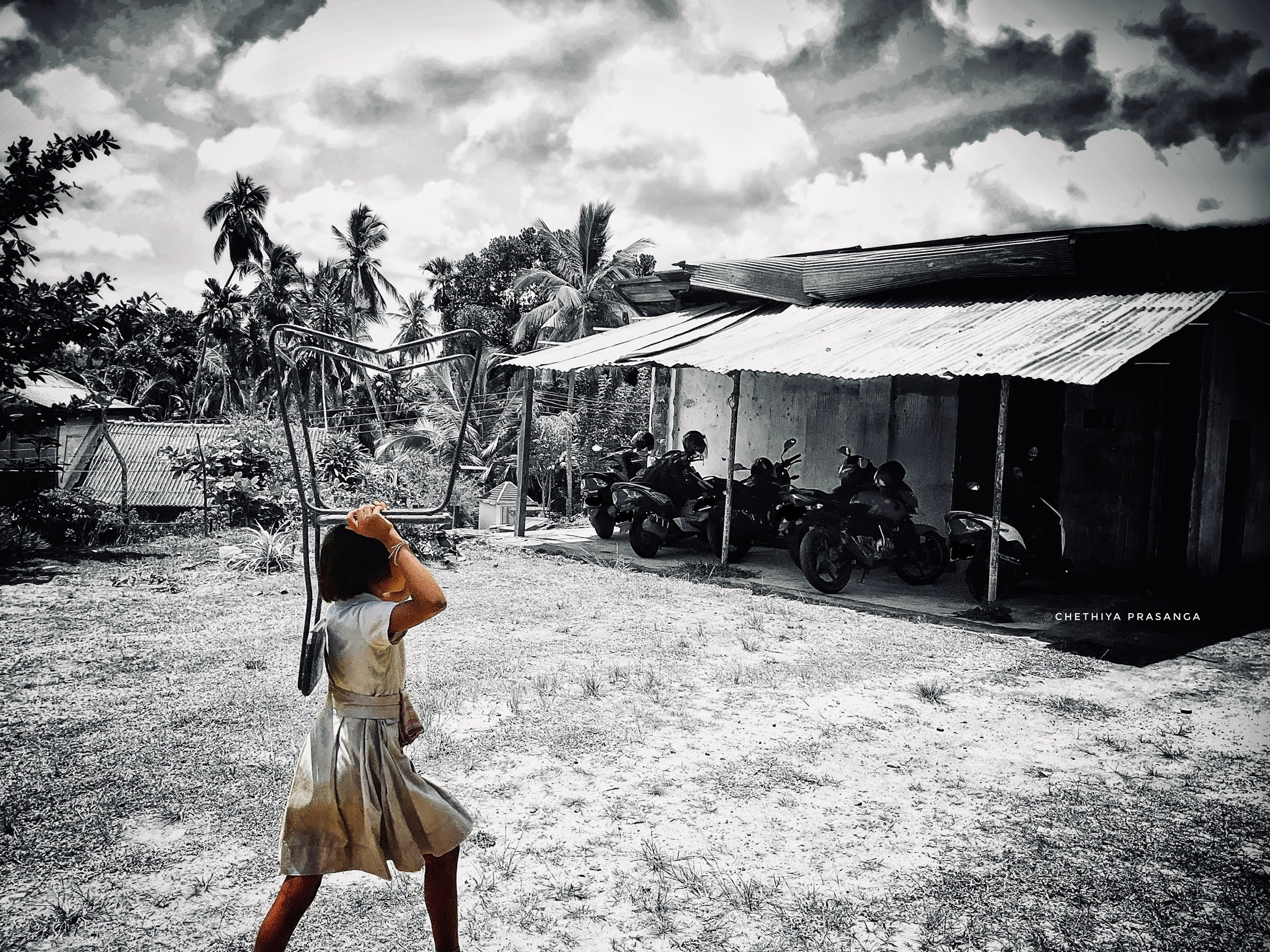 Little Girl Looking Chair