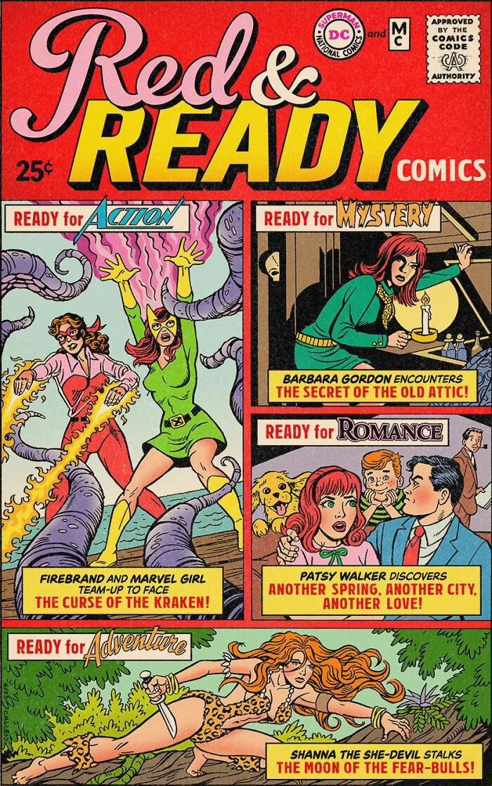 Kerry Callen's Marvel Mash-UPS And Vintage Fun (21 Pics)