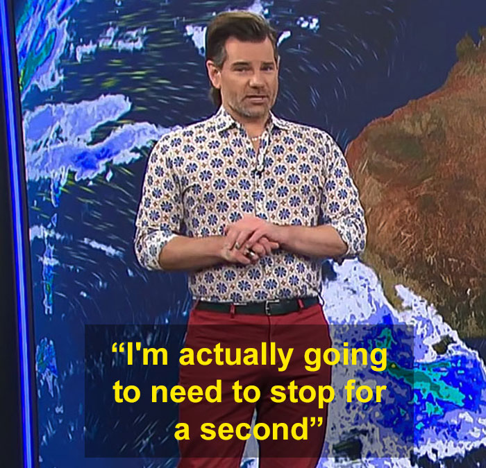 Viewers Impressed With Weatherman&rsquo;s Handling Of Panic Attack On Live TV