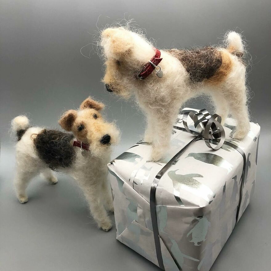 Needle-Felted Wonders: Curly Jo Hobbs Crafts Realistic Miniature Dogs And Donkeys
