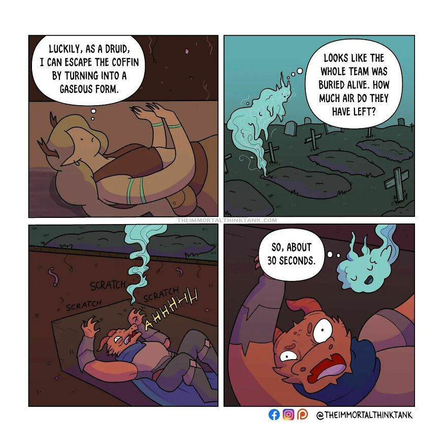 New Relatable Comics About Parenthood And Fantasy Gaming By This Artist From New Zealand