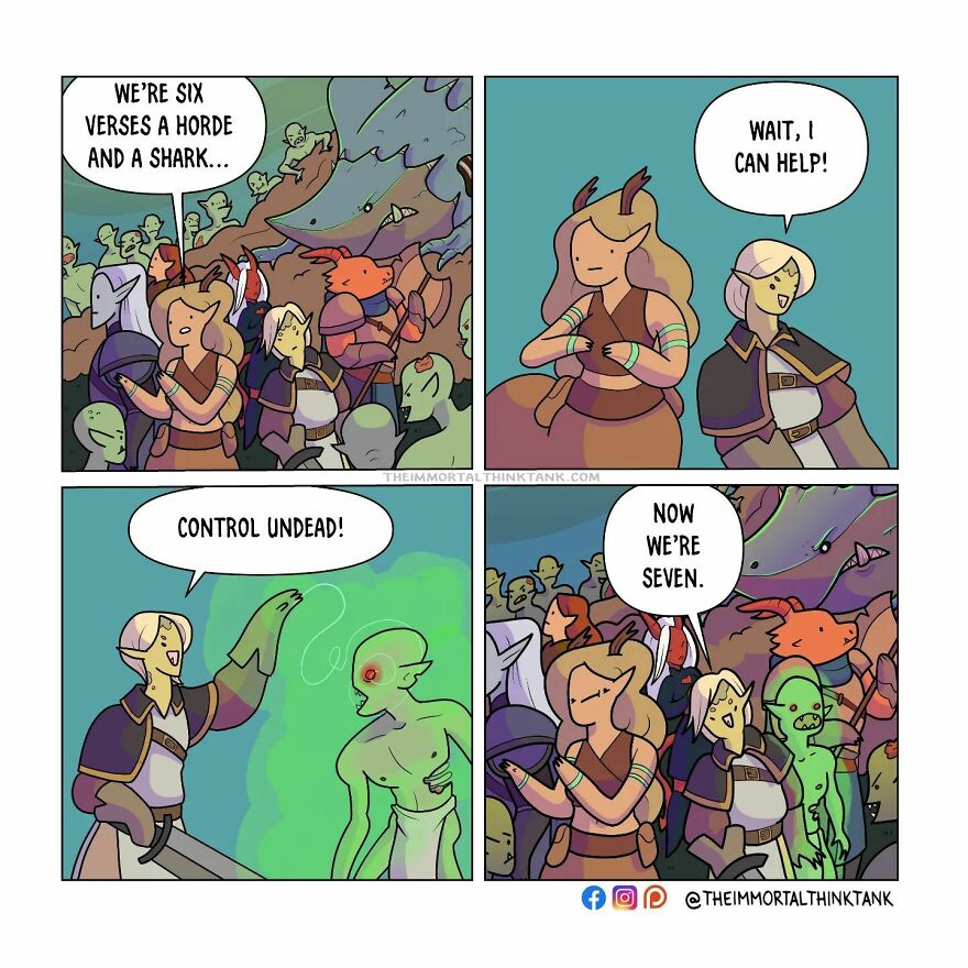 New Relatable Comics About Parenthood And Fantasy Gaming By This Artist From New Zealand