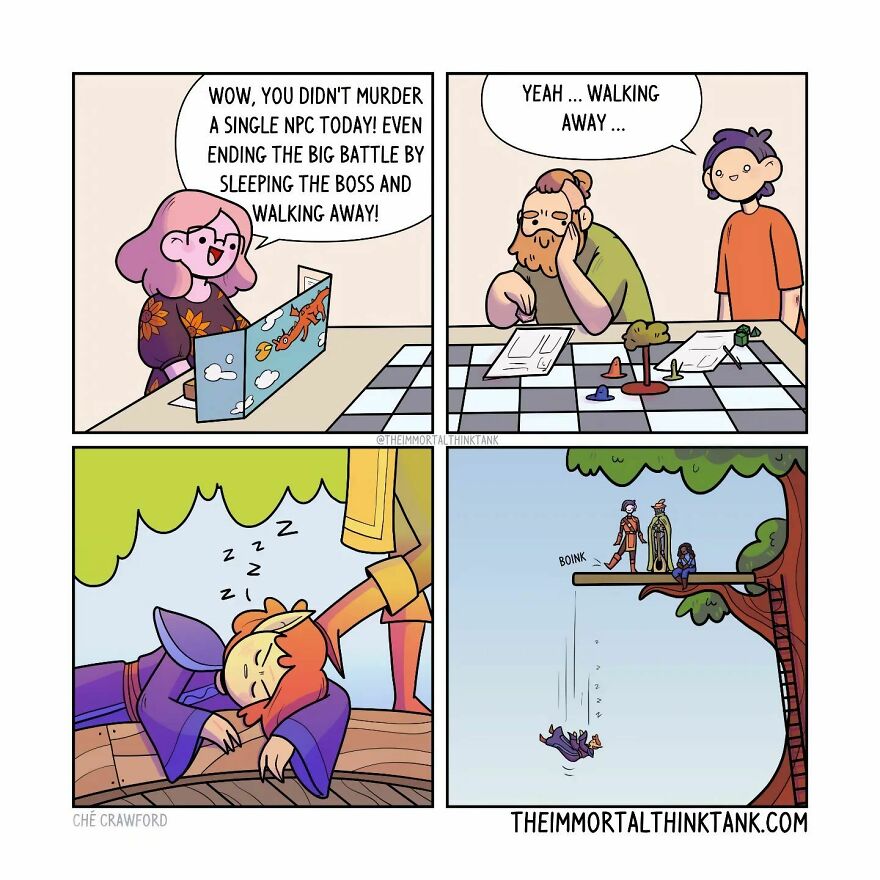 New Relatable Comics About Parenthood And Fantasy Gaming By This Artist From New Zealand